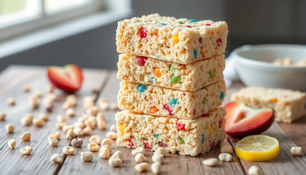 Are Rice Krispies Gluten-Free? Here's What You Need to Know!
When thinking about breakfast, you might ask if Rice Krispies are gluten-free. With more people becoming aware of gluten issues, it's key to check the gluten in our favorite foods. Rice Krispies have malt flavoring from barley, which has gluten, so they're not gluten-free.

Key Takeaways
Rice Krispies contain malt flavoring derived from barley, a gluten-containing grain.
While traditional Rice Krispies contain gluten, there are gluten-free alternatives on the market.
About 13% of the global population is sensitive to gluten in their diet.
Rice Krispies contain a small amount of dietary fiber and low sugar content compared to other breakfast cereals.
Gluten-free options, such as One Degree Organic Foods Brown Rice Crisps and Nature's Path Organic Crispy Rice, are available in the market.
It's important to check the labels on marshmallows and chocolates to make sure they're gluten-free when making gluten-free rice crispy treats.
The Truth About Rice Krispies and Gluten Content
Is Rice Krispies gluten-free? It's important to know the ingredients. Rice Krispies, a popular cereal, contains malt flavoring derived from barley. This means it has gluten, making it not safe for those with gluten issues.
Rice Krispies contain gluten because of malted barley. Malted barley is used in many cereals. It's the malt flavoring that makes Rice Krispies contain gluten.
Understanding Gluten in Cereal Products
Gluten is a protein present in wheat, barley, and rye.It's used in cereals for texture. But, it can harm those with gluten intolerance or sensitivity.
Rice Krispies Ingredients Analysis
Rice Krispies has rice, sugar, malt flavoring, and more. The malt flavoring is the main gluten source.
Why Traditional Rice Krispies Contain Gluten
Traditional Rice Krispies have gluten because of malted barley. There are gluten-free options, but regular Rice Krispies aren't safe for those with gluten issues.
Some brands offer gluten-free Rice Krispies. These are made without gluten and are safe for those with gluten intolerance. Always check the label for gluten-free certification.
Ingredient
Gluten Content
Rice
Gluten-free
Sugar
Gluten-free
Malt flavoring
Contains gluten

Different Varieties of Rice Krispies Available Today
Rice Krispies come in many flavors, including gluten-free options. If you're searching for rice krispie gluten free recipes, try gluten-free Rice Krispies made from brown rice. These cereals are gluten-free and low in fat and calories. They're perfect for those with dietary restrictions.
Here are a few gluten-free options for classic Rice Krispies:
One Degree Organic Foods Sprouted Brown Rice Crisps
Barbara's Brown Rice Crisps
EnviroKidz Organic Amazon Flakes
Erewhon Crispy Brown Rice Cereal
These options have different nutritional profiles and ingredients. You can pick the one that suits your diet best. With
https://youtube.com/watch?v=PNE7YdXqF8M
Kellogg's Gluten-Free Rice Krispies: A Discontinued Option
Kellogg's Gluten-Free Rice Krispies were introduced in 2011. They offered a gluten-free version of the classic Rice Krispies. But, they were stopped in February 2024 due to low sales and production issues. This move has left many looking for rice crispy treats gluten free alternatives.
People often ask is rice krispies gluten free. The answer is no, because traditional Rice Krispies have malt flavoring from barley, which has gluten. But, there are other gluten-free choices out there. Some well-liked options include:
One Degree Organic Foods Sprouted Brown Rice Crisps
Barbara's Brown Rice Crisps
Erewhon Crispy Brown Rice Cereal
Envirokidz Organic Amazon Flakes
These options are great for those with celiac disease or gluten sensitivity. They let people enjoy rice crispy treats gluten free without worrying about gluten.
Kellogg's keeps making gluten-free products, like Special K Gluten Free cereal and Eggo Gluten Free waffles. They show they care about the gluten-free market, even after stopping Gluten-Free Rice Krispies.
Product
Gluten-Free
Price
Kellogg's Gluten-Free Rice Krispies
Yes
$10 or more
One Degree Organic Foods Sprouted Brown Rice Crisps
Yes
Varies

Are Rice Krispies Treats Gluten-Free?
When you're on a gluten-free diet, it's key to check the ingredients of treats like Rice Krispies. The traditional Rice Krispies cereal has malt, which isn't gluten-free. So, Rice Krispies treats made with this cereal aren't gluten-free. If you're asking does rice crispy have gluten, yes, it does because of the malt flavoring.
To make gluten-free Rice Krispies treats, use gluten-free rice cereal and a simple recipe. You'll need gluten-free rice cereal, marshmallows, and butter. You can also try rice krispie gluten free recipes with Dandies brand vegan miniature marshmallows.
Here's a quick look at the nutritional content of traditional Rice Krispies treats:
Nutrient
Per Serving
Calories
119 kcal
Carbohydrates
7 g
Protein
1 g
Total Fat
6 g

If you're looking for gluten-free options, there are many choices. You can make your own gluten-free Rice Krispies treats with gluten-free rice cereal and other ingredients. Several brands also provide gluten-free variations of their products. Always review the ingredient labels to ensure they meet your dietary requirements.

Safe Gluten-Free Alternatives to Rice Krispies
Looking for gluten-free options? You can try One Degree Organic Foods Sprouted Brown Rice Crisps or Barbara's Brown Rice Crisps. They're made from brown rice and don't have barley malt. This makes them ideal for those with gluten intolerance.
Always check the labels to make sure a cereal is gluten-free. Brands like Nature's Path and Malt-O-Meal have gluten-free options. You can also make your own gluten-free crispy rice cereal at home.
Here are some popular gluten-free alternatives to Rice Krispies:
One Degree Organic Foods Sprouted Brown Rice Crisps
Barbara's Brown Rice Crisps
Nature's Path Organic Crispy Rice Cereal
Malt-O-Meal Crispy Rice Cereal
When shopping for gluten-free cereals, always check the ingredient labels.Check for certification labels such as the Gluten-Free Certification Organization (GFCO) or the Celiac Support Association (CSA).This ensures the cereal is gluten-free.
Cereal
Gluten-Free
Price
One Degree Organic Foods Sprouted Brown Rice Crisps
Yes
$4.99
Barbara's Brown Rice Crisps
Yes
$3.99
Nature's Path Organic Crispy Rice Cereal
Yes
$5.99

Choosing a gluten-free alternative to Rice Krispies lets you enjoy rice crispy treats gluten free and other gluten-free recipes. Always check labels and look for certification marks. This ensures the cereal is safe for your dietary needs. If you're wondering is rice krispies gluten free, the answer is no. But, there are many gluten-free alternatives available.
Making Your Own Gluten-Free Crispy Rice Treats
It's easy to make gluten-free crispy rice treats at home. You'll need gluten-free crispy rice cereal, marshmallows, and unsalted butter. Traditional Rice Krispies have barley malt, which contains gluten. But, you can use gluten-free alternatives to make a tasty and safe treat.
To make your own gluten-free crispy rice treats, follow this simple recipe:
2 cups gluten-free crispy rice cereal
1 cup marshmallows (such as Doumak or Dandies)
1/4 cup unsalted butter
Melt the butter and marshmallows over low heat. Then, add the gluten-free crispy rice cereal. Mix well and press into a greased 8x8 inch pan . Allow it to cool and set for at least 30 minutes before cutting into bars. This way, you can enjoy delicious gluten-free rice krispie treats that are perfect for snacking or as a fun treat for kids.

By following this recipe and using gluten-free ingredients, you can create a tasty and safe treat that everyone can enjoy. So why not give it a try and make your own gluten-free crispy rice treats today?
Ingredient
Quantity
Gluten-free crispy rice cereal
2 cups
Marshmallows
1 cup
Unsalted butter
1/4 cup

Cross-Contamination Concerns in Rice Cereals
When we ask if is rice krispies gluten free, we must think about cross-contamination. This can occur during manufacturing, where gluten and gluten-free products mix. For those with celiac disease or gluten sensitivity, even a little gluten can be harmful. It's important to pick products from companies that are very careful about keeping things gluten-free.
There are gluten-free rice crispy treats out there, but always check the labels. Some companies make both gluten-free and gluten products in the same place. This can lead to cross-contamination. Understanding these risks allows you to make more informed decisions.
Choose products from dedicated gluten-free facilities
Check labels for certification from organizations like the Gluten-Free Certification Organization (GFCO) or the Celiac Support Association (CSA)
Contact the manufacturer to ask about their gluten-free protocols and cross-contamination procedures
By following these tips, you can safely enjoy gluten-free rice crispy treats. Always be careful with gluten-free foods, even more so if you have a severe intolerance or celiac disease.
Understanding Gluten-Free Certification Standards
When looking for gluten-free cereals, knowing the certification standards is key. The FDA says products labeled gluten-free must have less than 20 parts per million (ppm) of gluten. Look for certifications that say the cereal is gluten-free. Also, avoid ingredients like barley or malt syrup, which are often in gluten-free recipes.
To make sure the cereal fits your diet, check the label for certifications from trusted groups. Some good gluten-free cereals include Nature's Path Organic Crispy Rice Cereal and Barbara's Puffins Cereal. Traditional Rice Krispies have malt syrup, which comes from barley and contains gluten.
Here are some important things to think about when picking a gluten-free cereal:
Seek certifications from trusted organizations, like the Gluten-Free Certification Organization (GFCO).
Check the ingredient label for gluten-containing grains, such as wheat, barley, and rye
Avoid cereals with malt syrup or other gluten-derived ingredients
Understanding certification standards and checking ingredients helps you choose the right cereals. Always read the label and look for certifications to make sure the cereal is safe for your diet.
Cereal
Gluten-Free Certification
Ingredients
Nature's Path Organic Crispy Rice Cereal
GFCO
Organic rice, organic sugar, sea salt
Barbara's Puffins Cereal
GFCO
Organic corn, organic rice, organic sugar

Health Implications of Consuming Regular Rice Krispies on a Gluten-Free Diet
When you're on a gluten-free diet, it's key to know how regular Rice Krispies affect your health. If you're asking is rice krispies gluten free, the answer is no. Traditional Rice Krispies have malt flavoring from barley, which has gluten. This can be a problem for people with gluten intolerance or sensitivity, as it might cause health issues.
About 13% of the world's people are sensitive to gluten. Eating regular Rice Krispies can lead to health problems. However, there are gluten-free options for rice crispy treats. Kellogg's has a gluten-free version made with brown rice. It's important to pick the right choice for a healthy gluten-free diet.
To make good choices, knowing the health risks of gluten is vital. A gluten-free diet can help ease symptoms and prevent long-term health issues. By choosing gluten-free alternatives, like gluten-free Rice Krispies, you can keep your diet healthy and balanced.
Conclusion: Making Informed Choices About Rice Krispies and Gluten-Free Options
When exploring rice krispie treats and gluten-free choices, it's important to be informed. The original Rice Krispies may have gluten, but there are gluten-free options now. These include gluten-free recipes and certified gluten-free Rice Krispies from reliable brands.
By checking labels and thinking about cross-contamination, you can enjoy rice krispie treats safely. This way, you stick to your dietary needs. Remember, making smart choices helps keep your diet gluten-free and healthy.
FAQ
Are traditional Rice Krispies gluten-free?
No, traditional Rice Krispies from Kellogg's are not gluten-free. They have malt flavoring from barley, which has gluten.
What are the different varieties of gluten-free Rice Krispies available?
Traditional Rice Krispies contain gluten, but gluten-free alternatives are available. These include different flavors and brands.
Were there ever any gluten-free Rice Krispies options from Kellogg's?
Yes, Kellogg's once had a gluten-free Rice Krispies. But, they stopped making it. Now, there are other gluten-free choices available.
Are Rice Krispies treats gluten-free?
It depends on the Rice Krispies cereal used. If it's gluten-free, the treats are too. You can find gluten-free alternatives for making them.
What are some safe gluten-free alternatives to Rice Krispies?
Many gluten-free cereals can replace Rice Krispies. Always check labels and look for certifications to ensure they're gluten-free.
How can I make my own gluten-free crispy rice treats?
You can make gluten-free crispy rice treats with a simple recipe. Use the right ingredients and follow some key steps. You can also try different variations.
What are the concerns regarding cross-contamination with gluten in rice cereals?
Rice cereals might get gluten from other ingredients during processing or packaging. It's important to know how to avoid cross-contamination if you're gluten-free.
What are the certification standards for gluten-free products?
Gluten-free products must meet certain standards. The FDA and third-party organizations have guidelines for what makes a product gluten-free.
What are the health implications of consuming regular Rice Krispies on a gluten-free diet?
Eating regular Rice Krispies, which have gluten, can harm those on a gluten-free diet. It can cause symptoms and problems related to gluten intolerance or sensitivity.